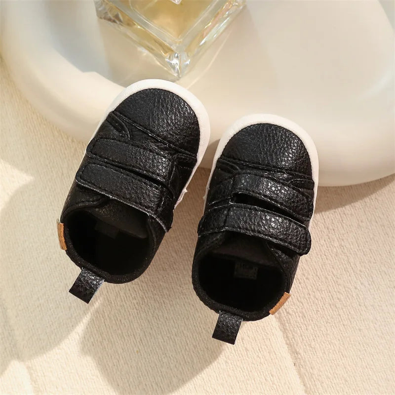 Mini Haven | Tênis Infantil Unissex Casual Caramelo com Velcro Antiderrapante