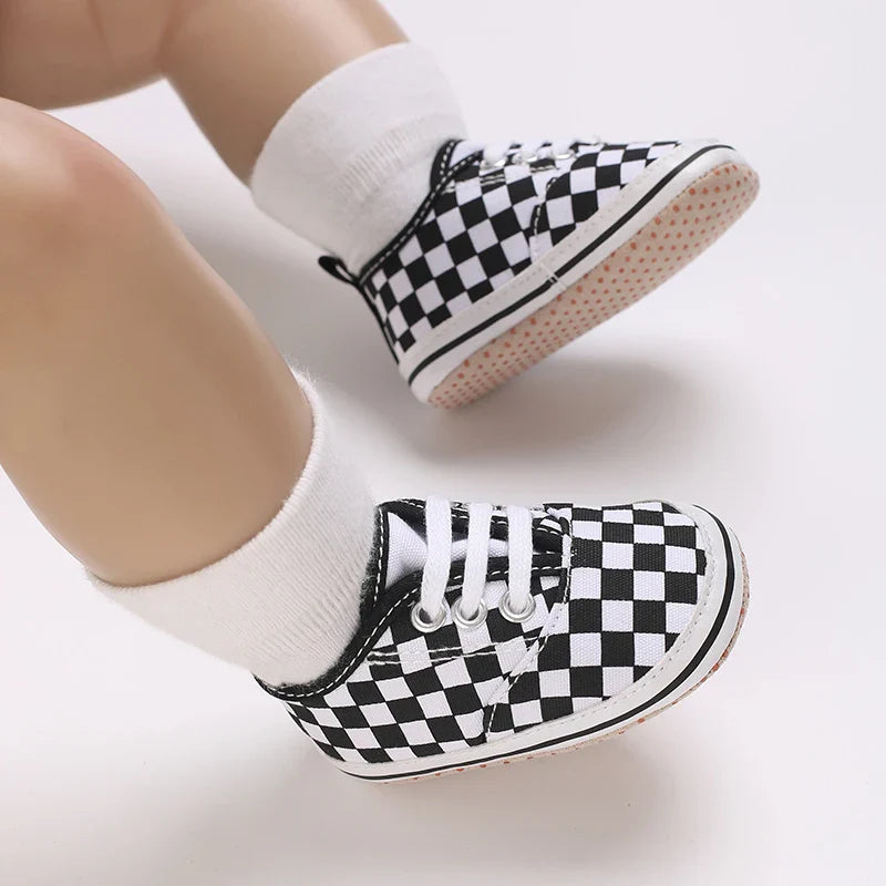 Mini Checker | Tênis Infantil Xadrez Estilo Skate Unissex