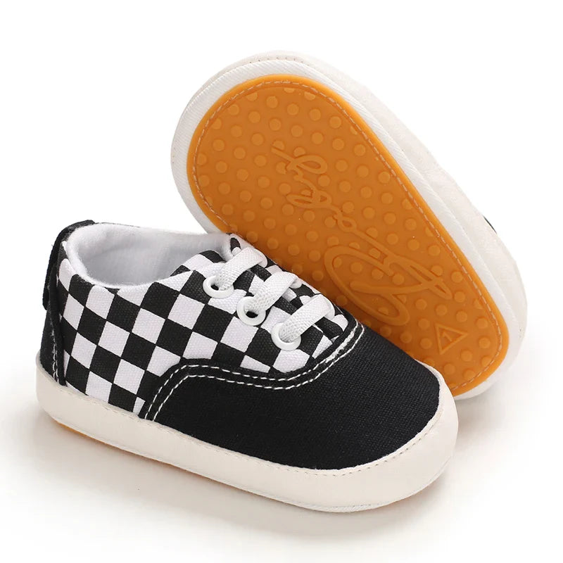 Mini Checker | Tênis Infantil Xadrez Estilo Skate Unissex