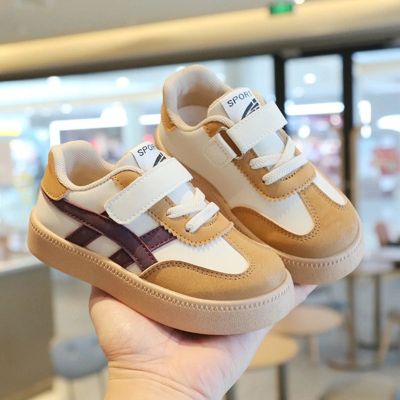Court Street |Tênis Infantil Casual Unissex com Velcro