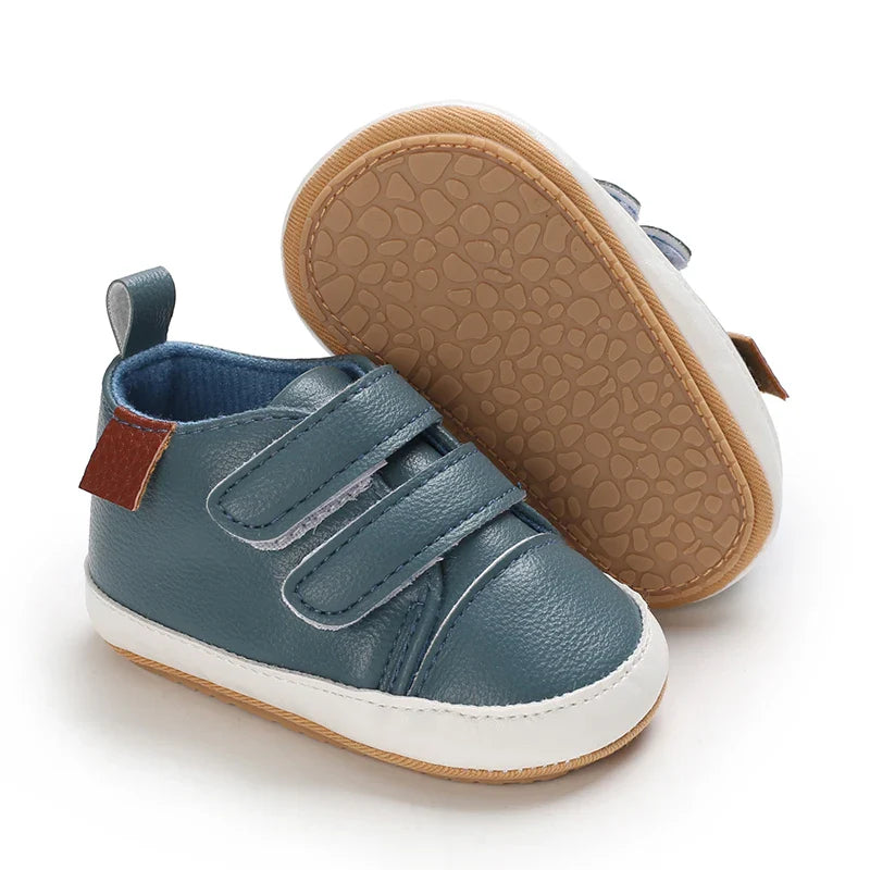 Mini Haven | Tênis Infantil Unissex Casual Caramelo com Velcro Antiderrapante