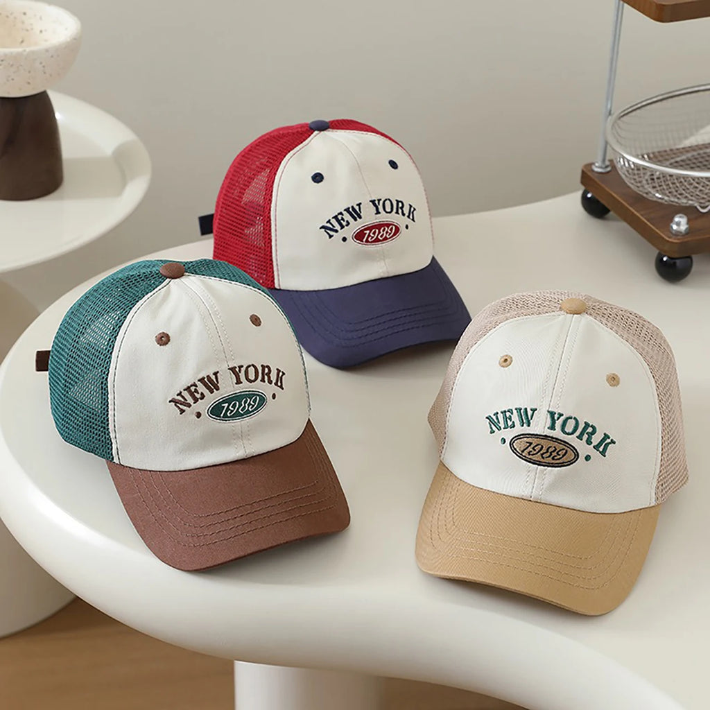 Mini York | Boné Infantil Tela Respirável com Proteção Solar Ajustável