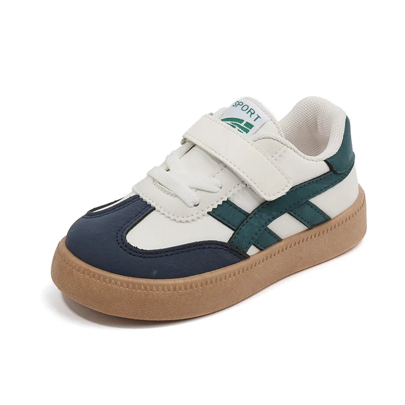 Court Street |Tênis Infantil Casual Unissex com Velcro