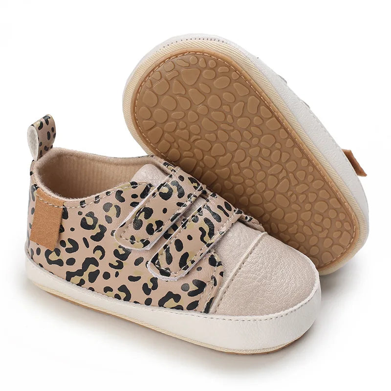 Mini Haven | Tênis Infantil Unissex Casual Caramelo com Velcro Antiderrapante