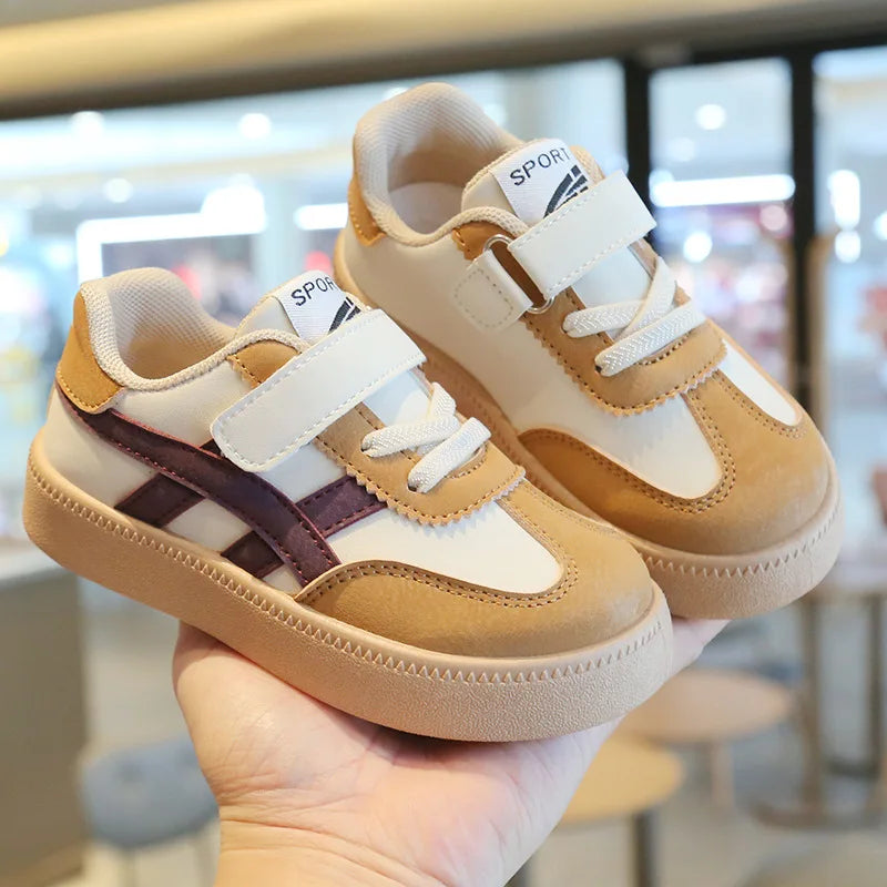 Court Street |Tênis Infantil Casual Unissex com Velcro