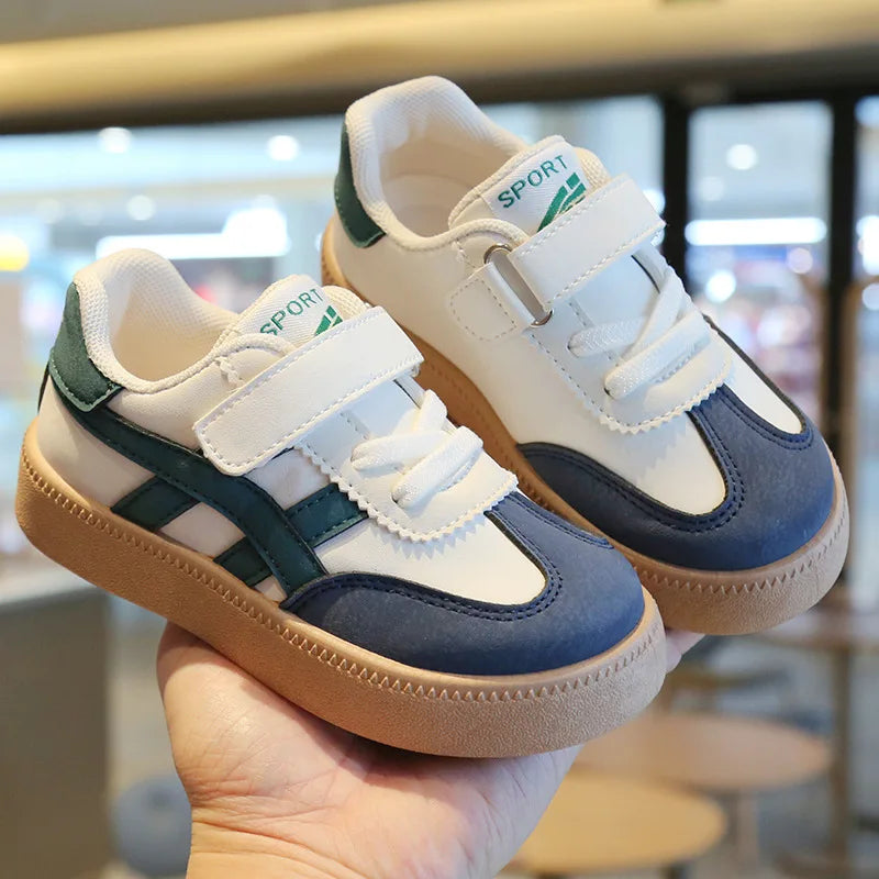 Court Street |Tênis Infantil Casual Unissex com Velcro